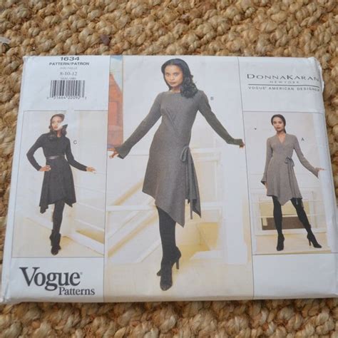 Donna Karan Vogue Patterns Other Vogue Donna Karan Sewing Pattern