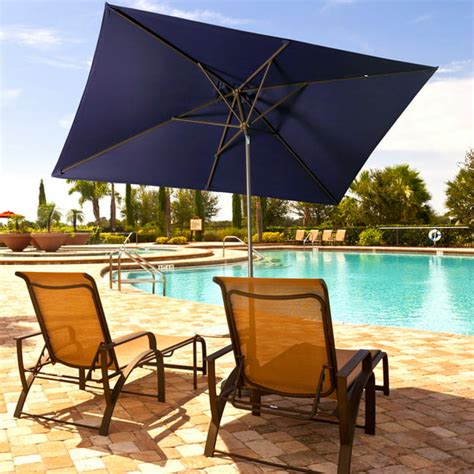 65 X 10ft Rectangular Patio Umbrella Outdoor Market Table Umbrella