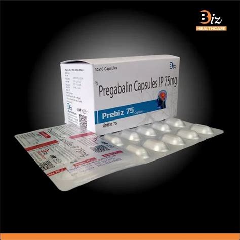 Pregabalin 75 Mg Capsule at ₹ 135/box | Wadala | Nashik | ID: 2851822089030