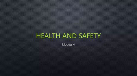 Health And Safety Ppt