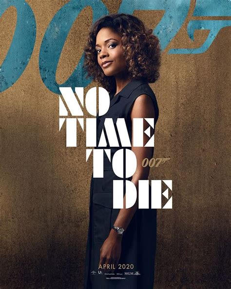 James Bond: Naomie Harris’ Eve Moneypenny Gets No Time To Die Poster ...