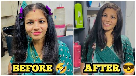 Finally Permanent Hair Straightening Karwa Liya 🥰 Riddhi Sehwag Youtube