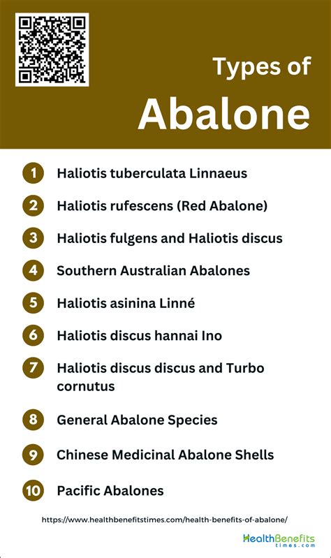 Types of Abalone | Health Benefits