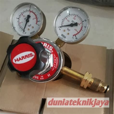 Jual Regulator Hydrogen Tipe 896 10 Bar Merk Harris USA Dijamin