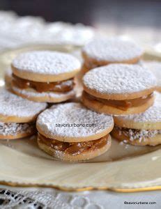 Alfajores rețeta de fursecuri fragede cu cremă caramel din lapte