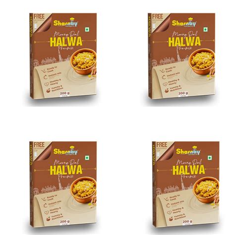 Sharnay Instant Moong Dal Halwa Premix Gm Easy To Cook Ready To