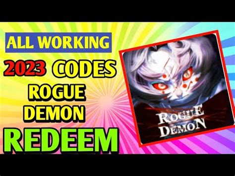 All New Rogue Demon Codes 2023 Codes For Rogue Demon Roblox Code