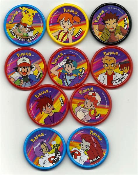 El Sello Verde Doscientos Veinte Tazos Pok Mon Y Ash