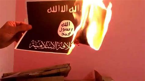 Burn Isis Flag Challenge Burnisis Lebanon حرق علم داعش Youtube