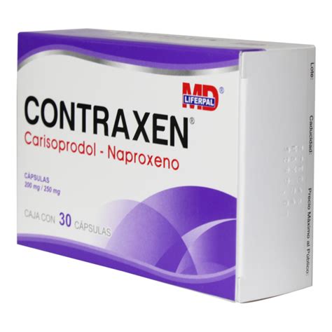 Contraxen Carisoprodol Naproxeno Capsulas