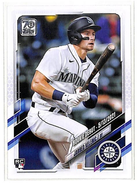 Topps Update Us Jarred Kelenic Rookie Debut Rc Card Mariners Ebay