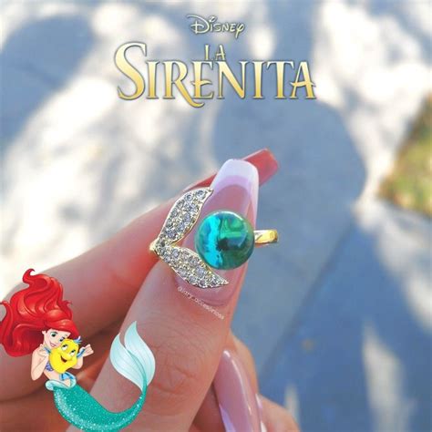 Anillos Inspirados En Princesas Disney Ariel Princess Jewelry