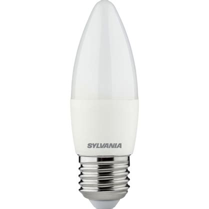 Ampoule Flamme Mate Led E Blanc Chaud Lm W Sylvania