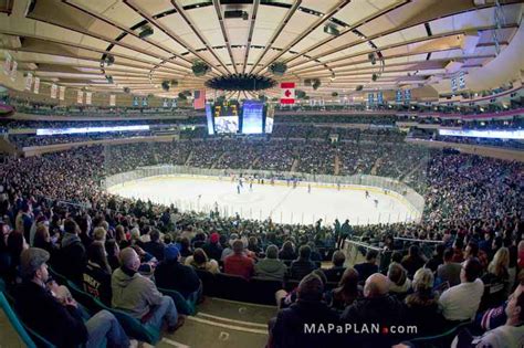 Madison Square Garden Seating Chart Hockey View - Bios Pics