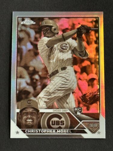 Christopher Morel Topps Chrome Sepia Refractor Parallel Rc Ebay