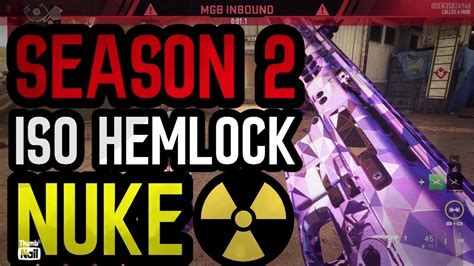 Meine Erste Nuke Mit Der Neuen Iso Hemlock Season Call Of Duty