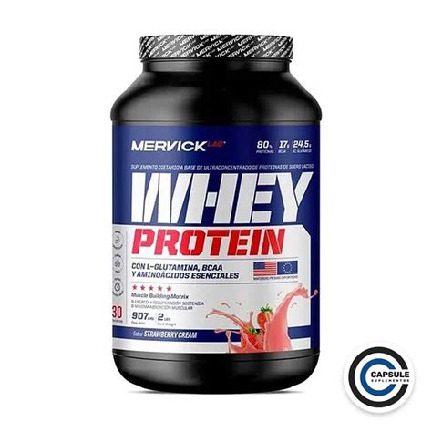 WHEY PROTEIN MERVICK 1KG Capsule Suplementos