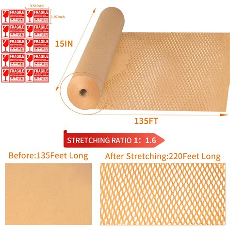 Snapklik Honeycomb Packaging Paper 15 X 135 Packing Paper