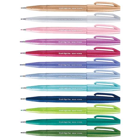 Caneta Pincel Brush Sign Pen Touch SES15C Pentel