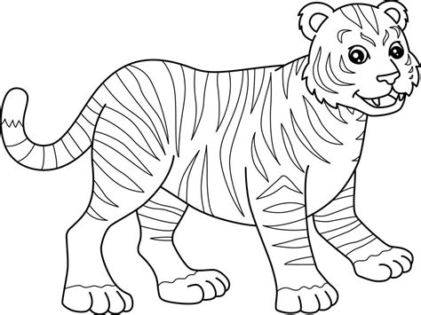 Tigre Para Colorear