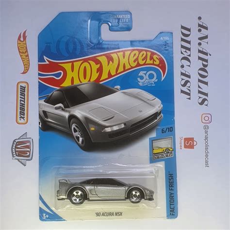 90 ACURA NSX HOT WHEELS MAIN LINe LINHA BASICA Shopee Brasil