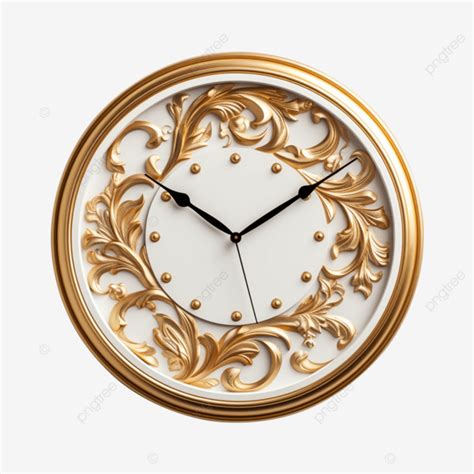 Reloj De Pared Dorado PNG Reloj De Pared Reloj Reloj Analogo PNG