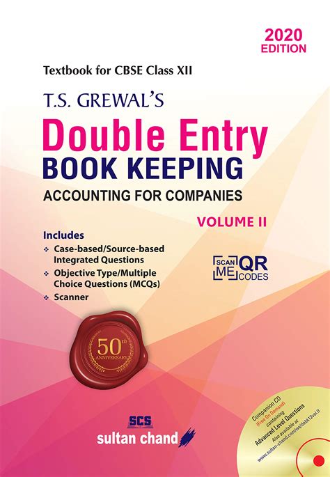 T S Grewal S Double Entry Book Keeping Accounting For Companies