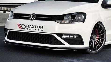 Front Splitter V1 Vw Polo Mk5 Gti Facelift Carbon Look Our Offer Volkswagen Polo Gti