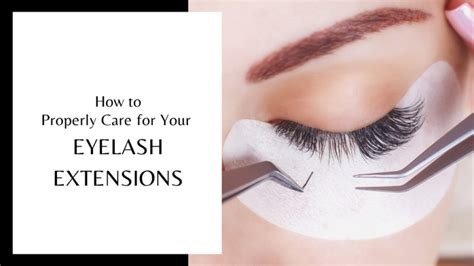 How To Properly Care For Your Eyelash Extensions Twisted Sisters