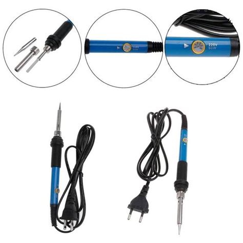 60w Adjustable Temperature Electric Soldering Iron 220v Welding Iron Tool