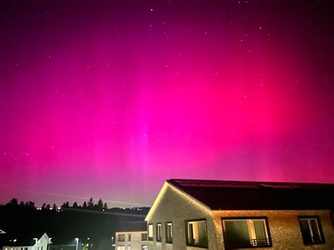 Naturph Nomen Polarlichter F Rbten Himmel Ber Vorarlberg Vol