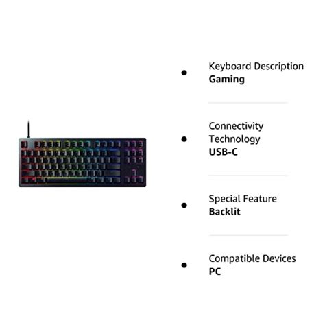 Razer Huntsman Tournament Edition Tkl Tenkeyless Gaming Keyboard Linear Optical Switches