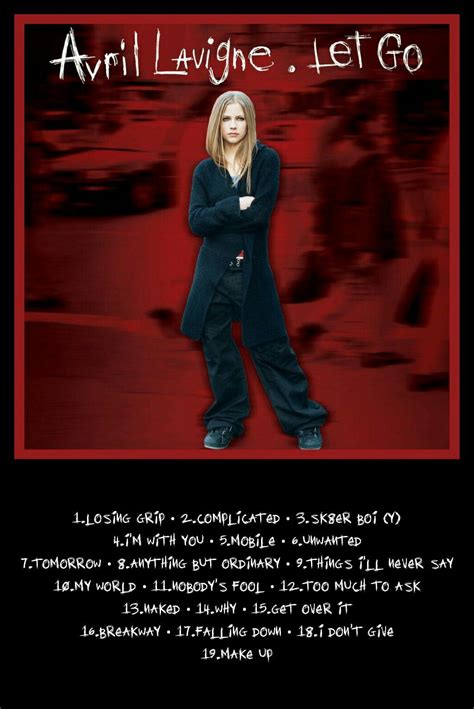 Avril Lavigne Let Go Th Anniversary Edition Lbum De