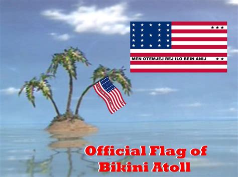 Here It Is Again The Official Flag Of Bikini Atoll On The Imagined FLAGS Pinterest
