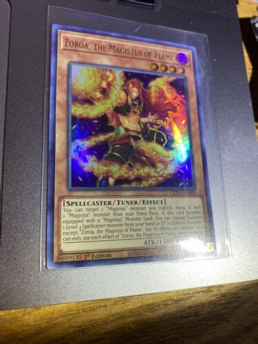 YuGiOh Zoroa The Magistus Of Flame Ultra Rare 1st Edition GEIM EN002 NM