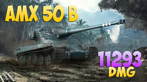 Amx B Frags K Damage Handsome World Of Tanks Youtube