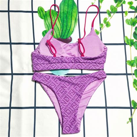 Sport Bikini Set Purple Beach Babe Bikini