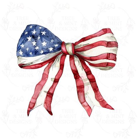 Coquette American Girl Bow Png Patriotic Coquette Bow Coquette American Flag Clipart Usa Flag