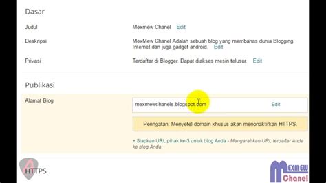 Cara Mengganti Alamat Blog Dengan Mudah Youtube