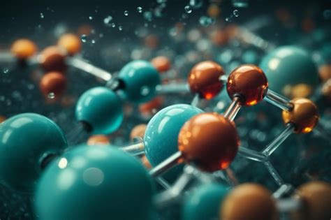 Premium Photo | Molecules