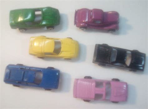 Vintage Tootsie Toy 2 Metal Car Tootsietoy Chevy Camaro Corvette