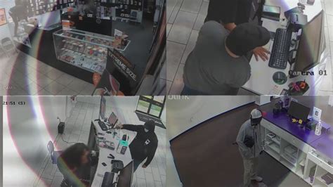 Houston Texas Cell Phone Store Robberies Police Release Video