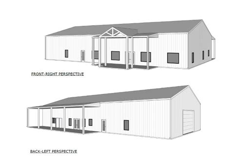 Stock Floor Plan Barndominium Clementine Versions Barndominium Floor Plans