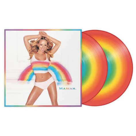 MARIAH CAREY Rainbow 25th Anniversary Edition 2LP Rainbow Coloured