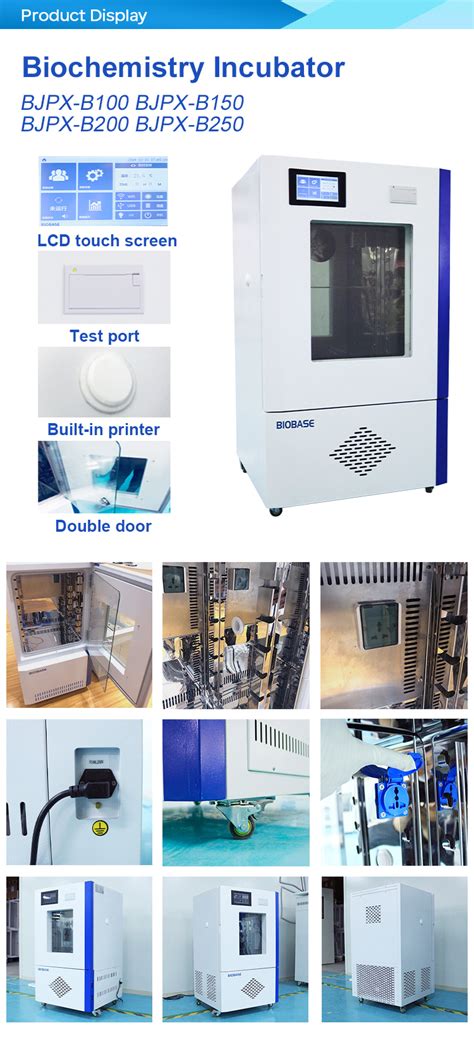 Biobase Biochemistry Incubator Double Door Auto Defrost Big Capacity