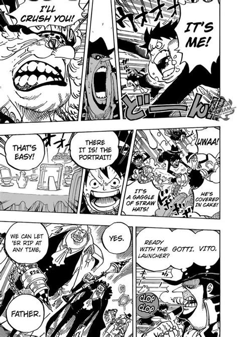 Yess.. the typical Luffy would announce his name even to Big Mom.. (claps hands like retarded ...