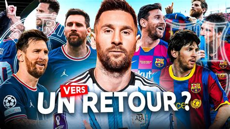 Messi De Retour Au Barca Youtube