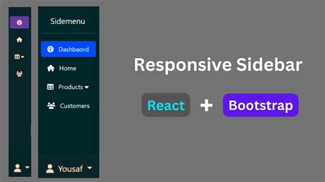 Sidebar Using React Js And Bootstrap 5 Side Menu In React And