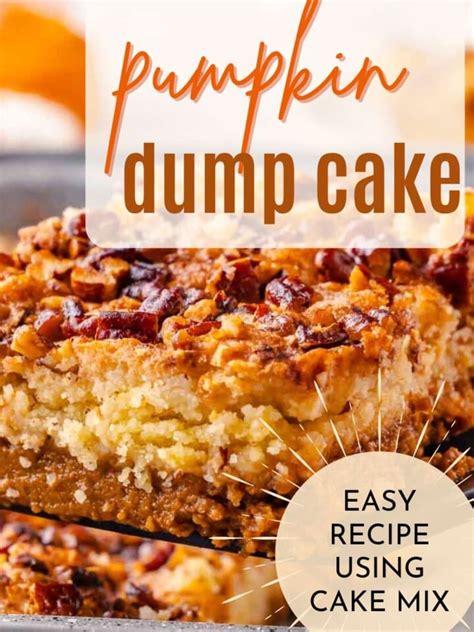 Pumpkin Dump Cake Recipe Chef Lindsey Farr