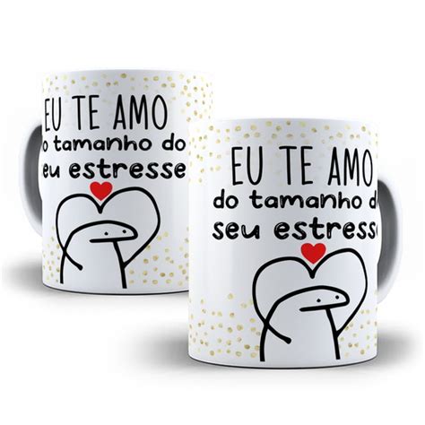 Caneca Divertida Frases Casal Eu Te Amo Meme Flork Elo7